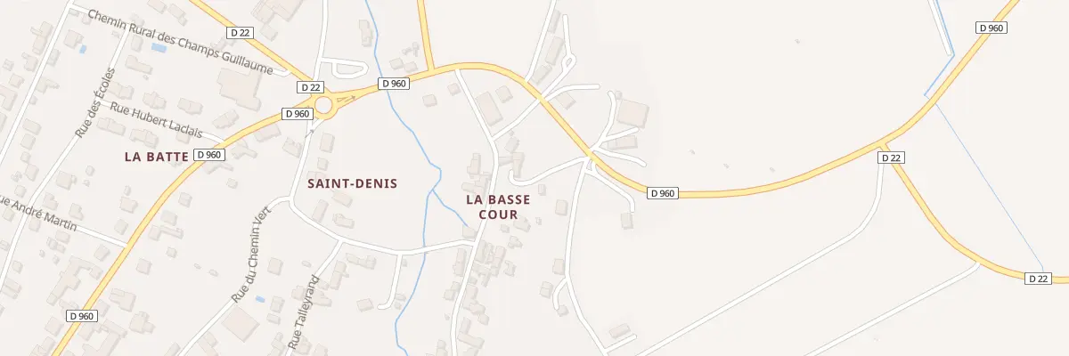 Plan du 38 Rue Henri de Rochefort à Luçay-le-Mâle
