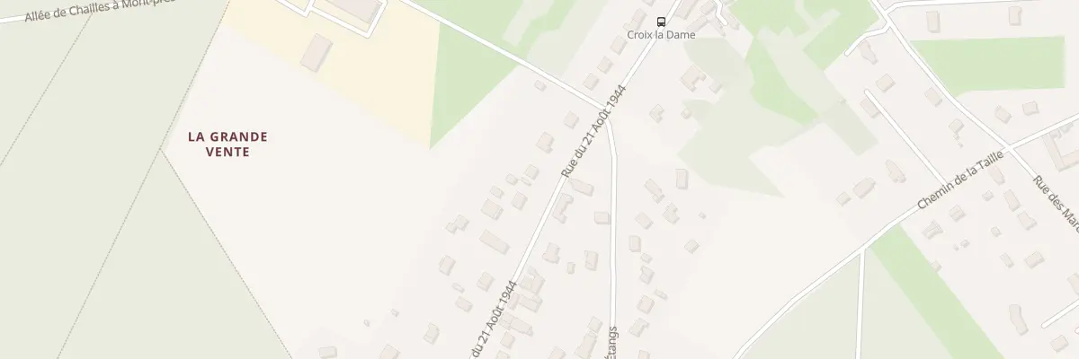 Plan du 332 Rue du Vingt et Un Aout 1944 à Mont-près-Chambord