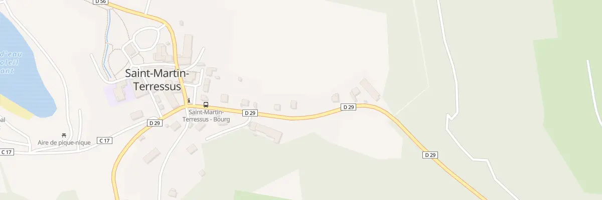 Plan du 7 Rte du Pont du Dognon à Saint-Martin-Terressus