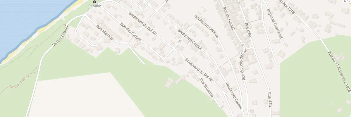 Plan du 7 Bd du Bel Air à Ault