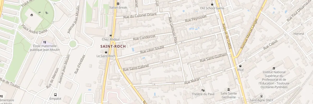 Plan du 20 Rue Léon Soulie à Toulouse