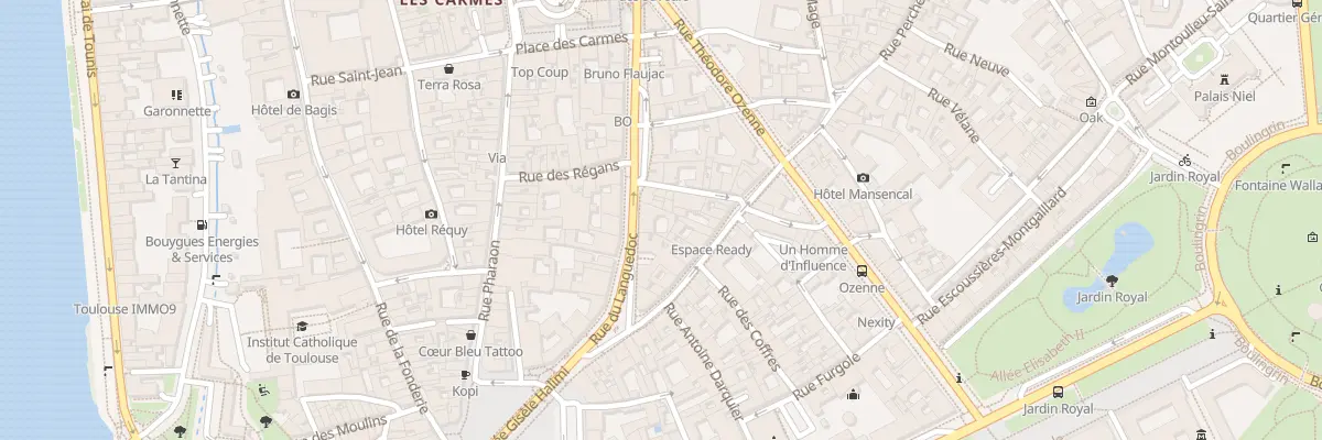 Plan du 22 Rue du Languedoc à Toulouse
