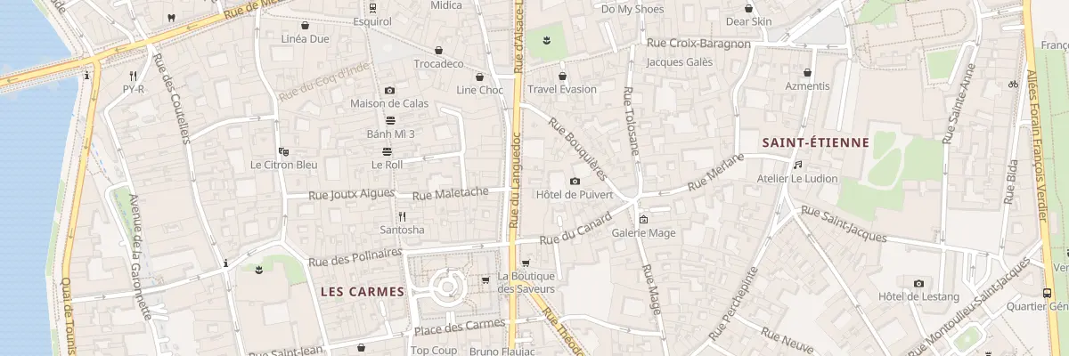 Plan du 44 Rue du Languedoc à Toulouse
