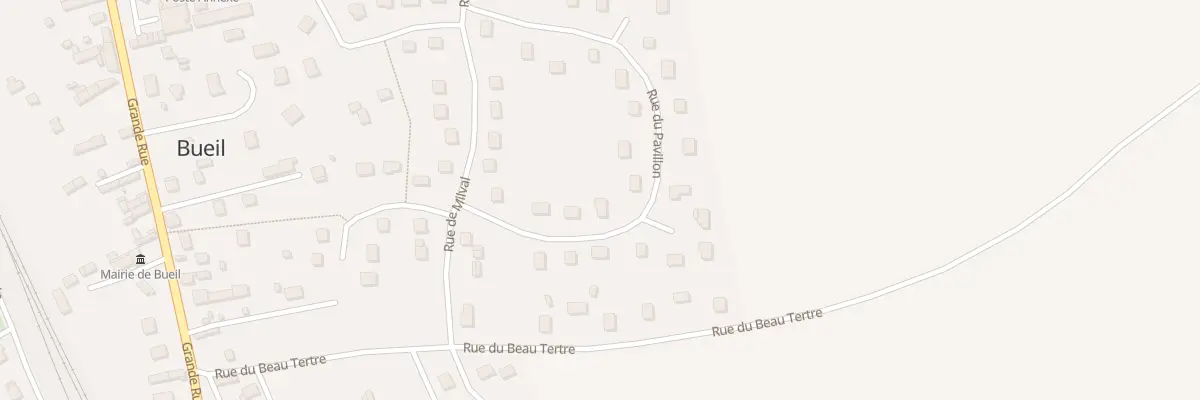 Plan du 7 Rue du Pavillon à Bueil