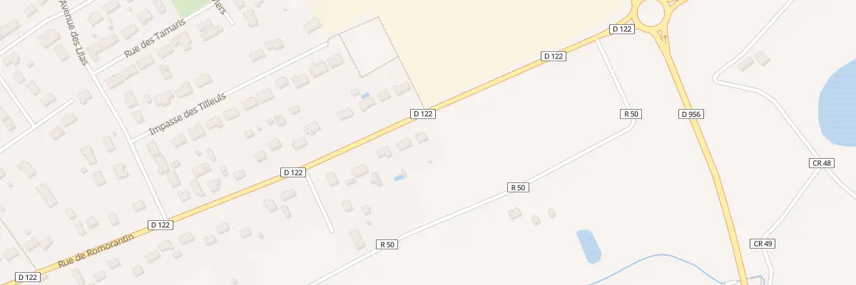Plan du 53 Rue de Romorantin au Controis-en-Sologne
