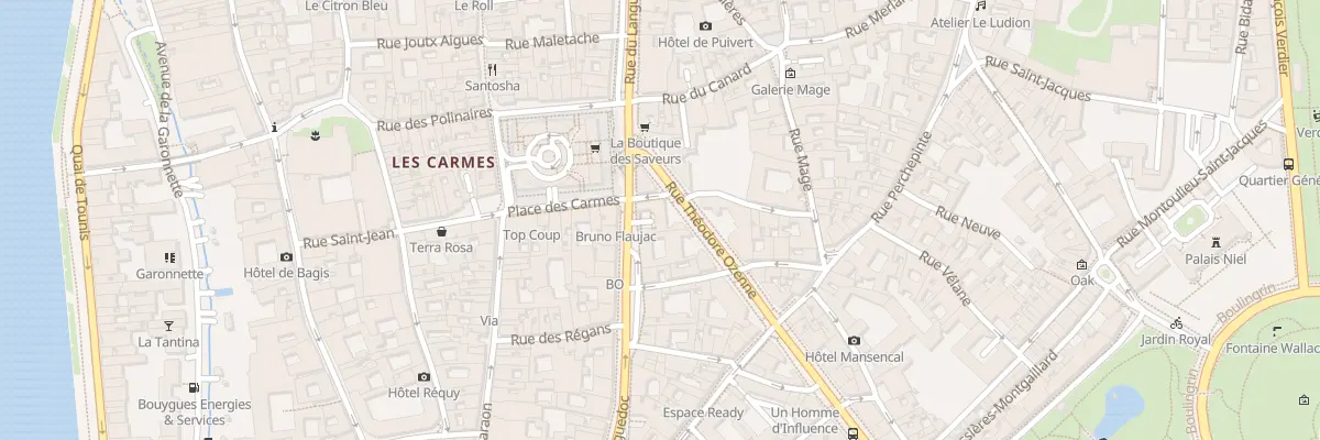 Plan du 36 Rue du Languedoc à Toulouse