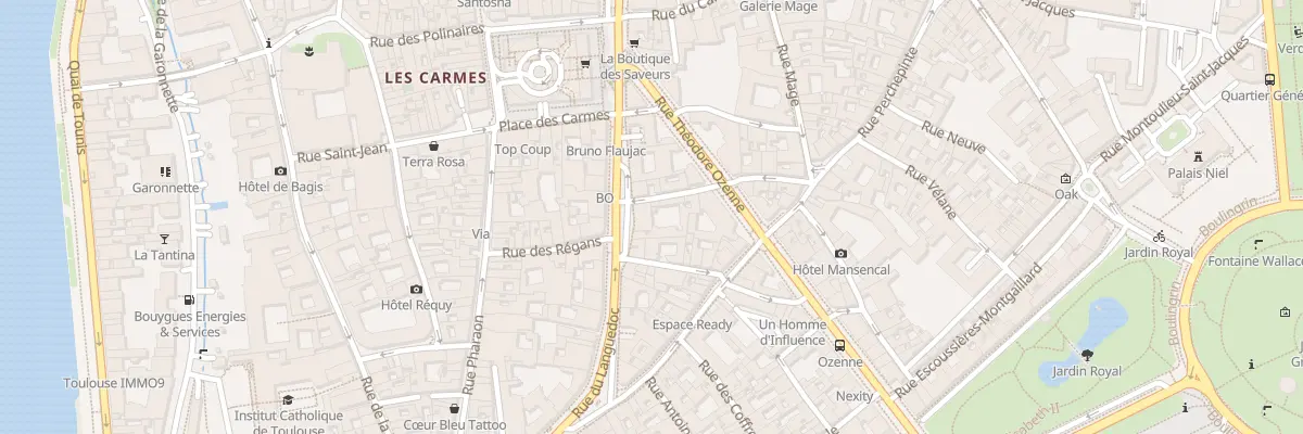 Plan du 30 Rue du Languedoc à Toulouse
