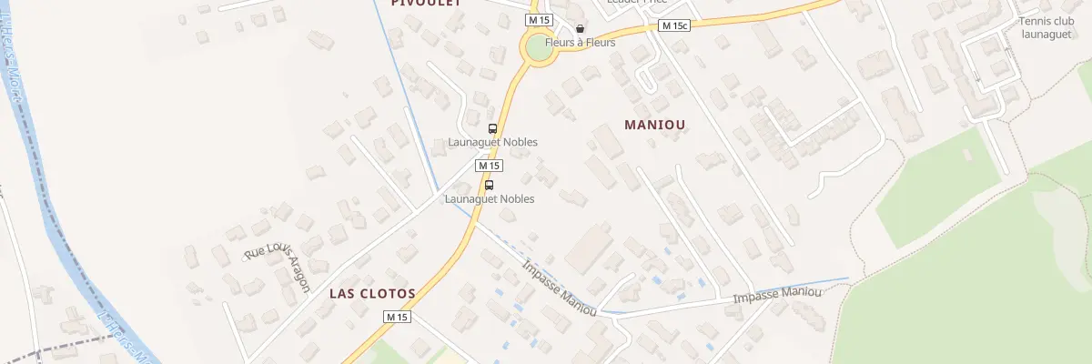Plan du 24 Rte de Bessières à Launaguet