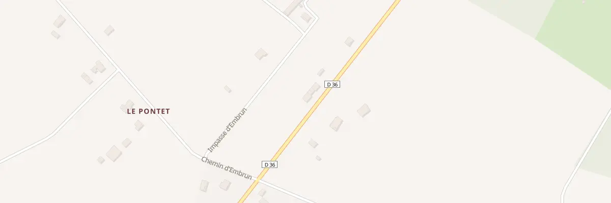 Plan du 419 Rte de Villebrumier à Nohic