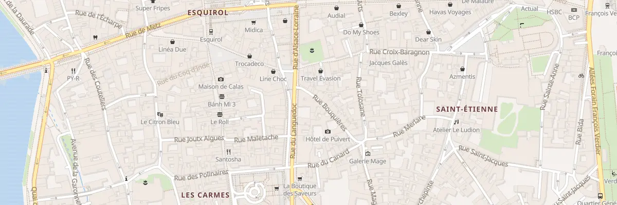 Plan du 46 Rue du Languedoc à Toulouse
