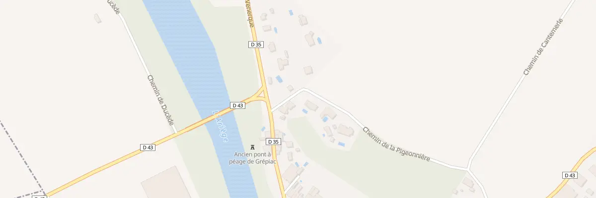 Plan du 2A Che de la Pigeonnière à Grépiac