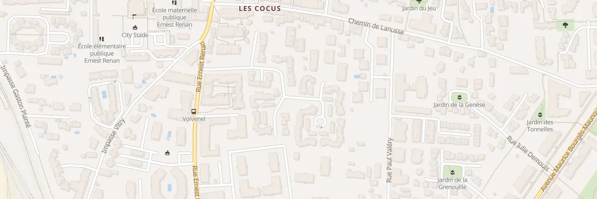 Plan du 8 Imp du Doc Paul Voivenel à Toulouse