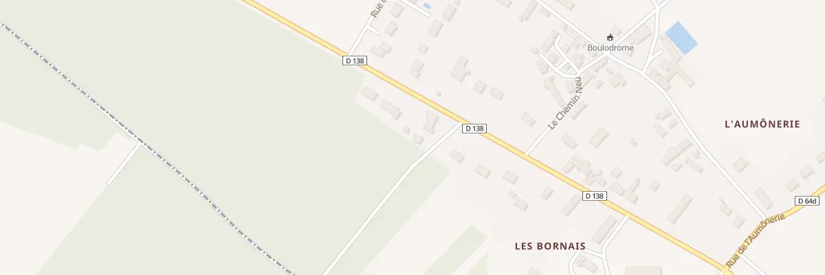 Plan du 4 Rte de Châteauroux à Saint-Lactencin
