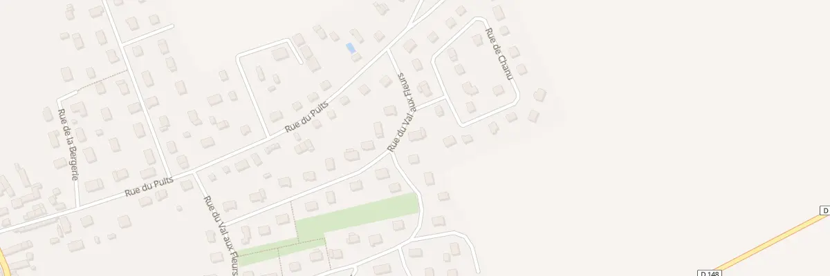Plan du 28 Rue du Val aux Fleurs à Bueil