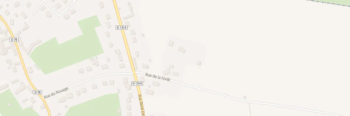 Plan du 6B Rue Rue de la Foret au Mesnil-Réaume