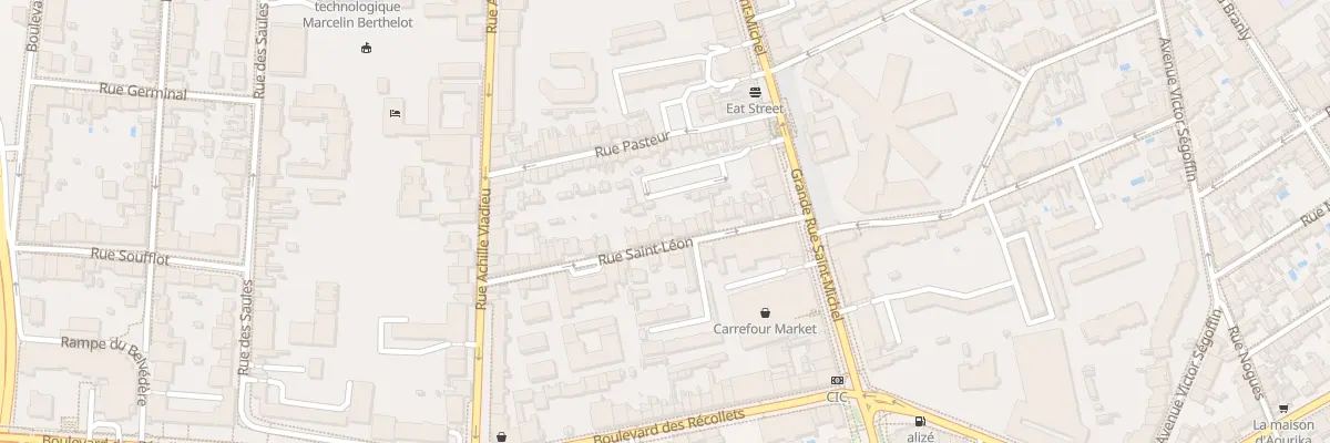 Plan du 25 Rue Saint Léon à Toulouse