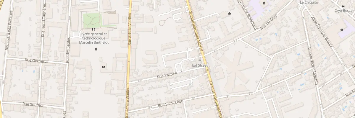 Plan du 45 Grande-Rue Saint Michel à Toulouse