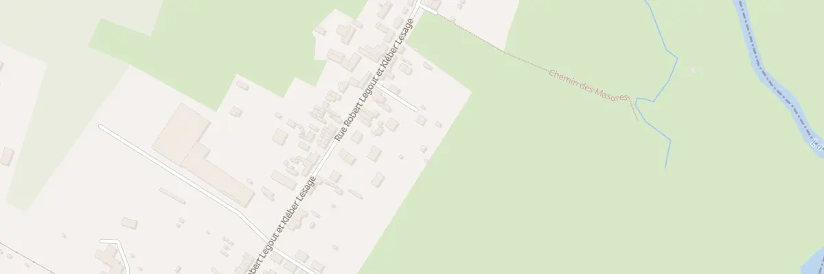 Plan du 22 Rue Legout Lesage à Ponts-et-Marais