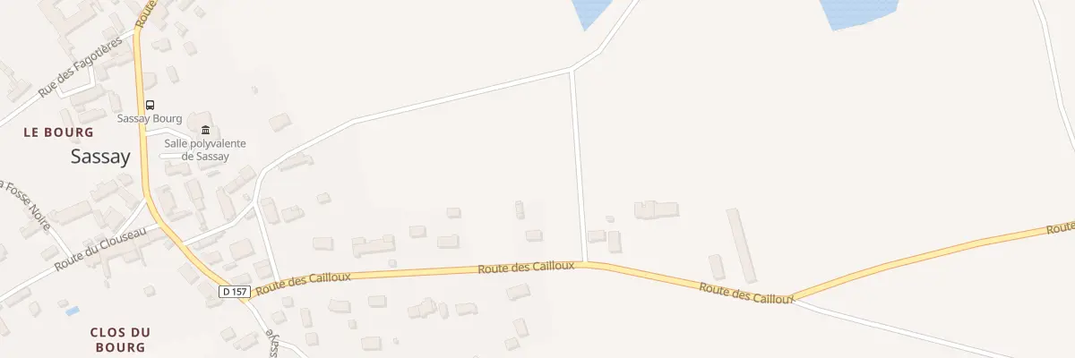 Plan du 11 Rte des Cailloux à Sassay