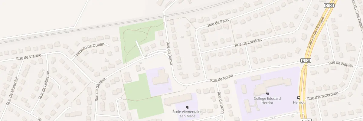 Plan du 30 Rue de Rome à Lucé