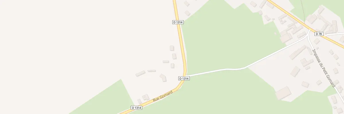 Plan du 3K Rue Gomard au Mesnil-Réaume