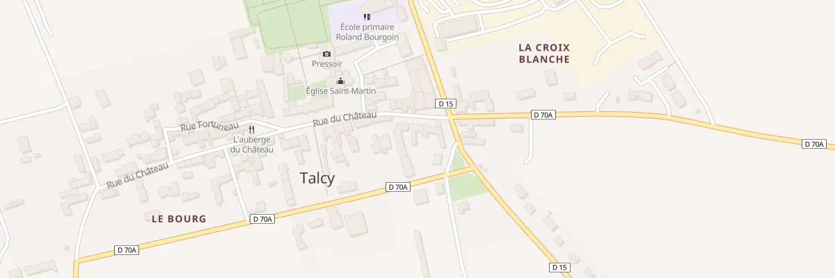 Plan du 3 Rue du Château à Talcy