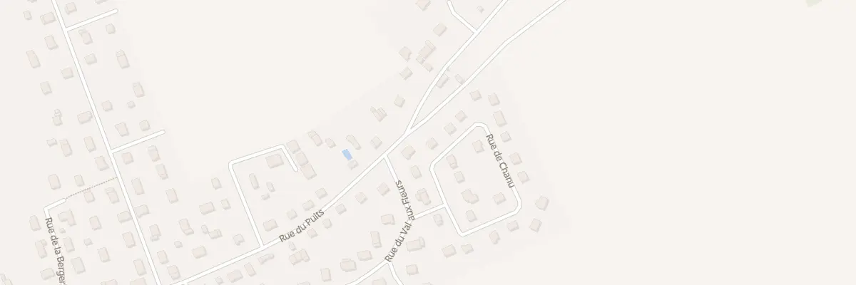 Plan du 16 Rue de Chanu à Bueil