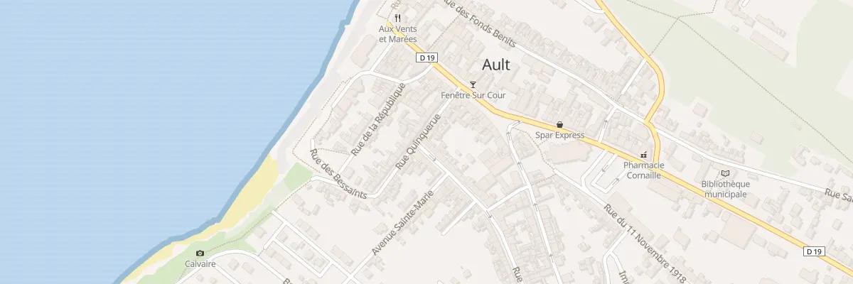 Plan du 13 Rue Quinquerue à Ault