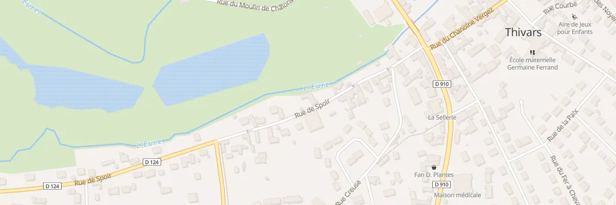 Plan du 20 Rue de Spoir à Thivars