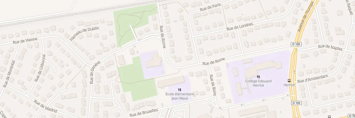 Plan du 26 Rue de Rome à Lucé