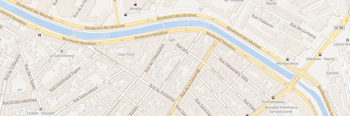 Plan du 19 Rue d’Orléans à Toulouse
