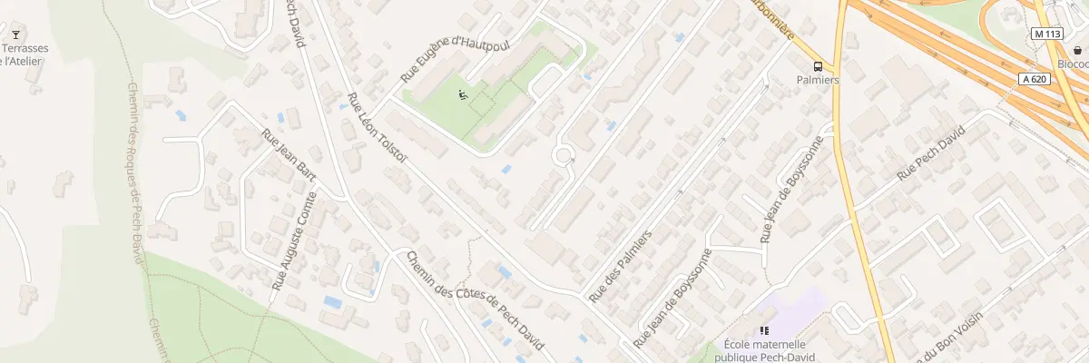 Plan du 5A Imp Ampère à Toulouse