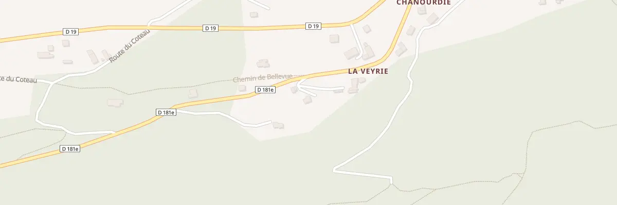 Plan du 425 Rte Du Chateau De Couzage à Chasteaux