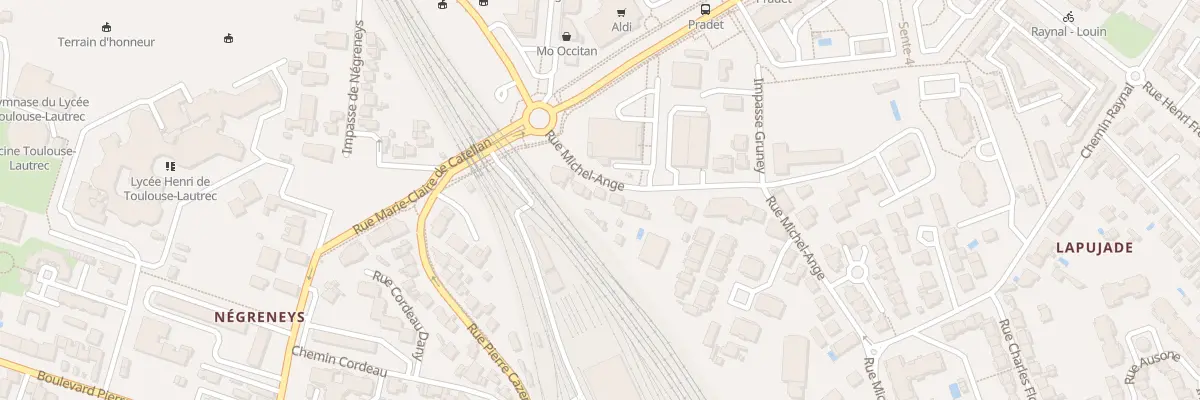 Plan du 69 Rue Michel Ange à Toulouse