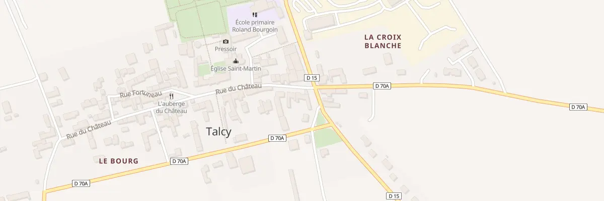 Plan du 1 Rue du Château à Talcy