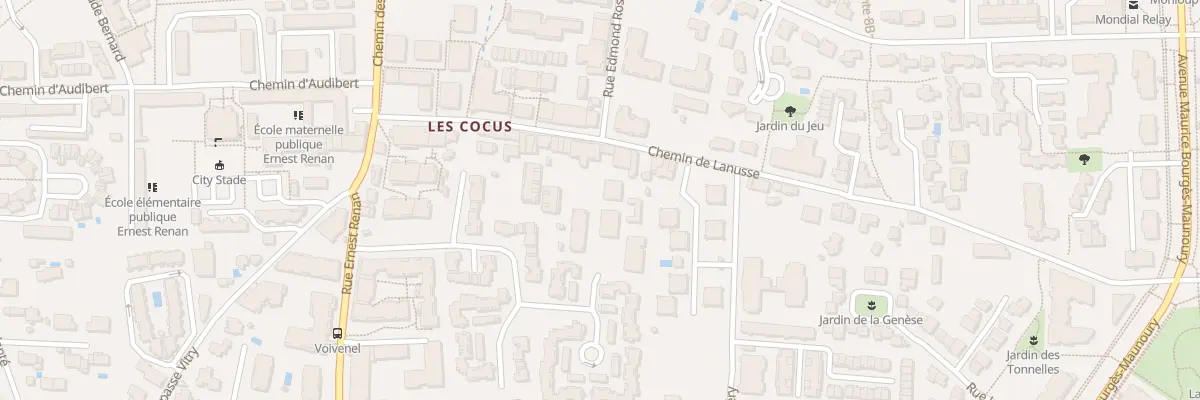 Plan du 151 Che de Lanusse à Toulouse
