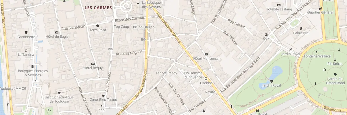 Plan du 27 Gr Gde Rue Nazareth à Toulouse