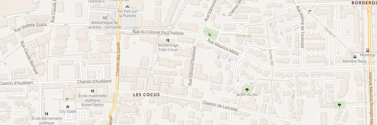 Plan du 194 Rue Edmond Rostand à Toulouse