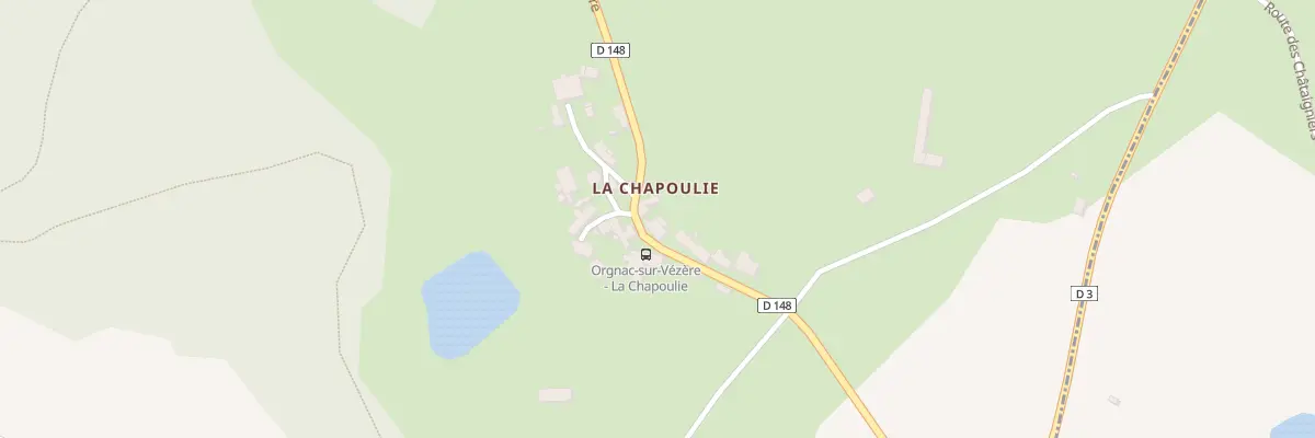 Plan du 1411 Rte d’Orgnac sur Vézère à Orgnac-sur-Vézère