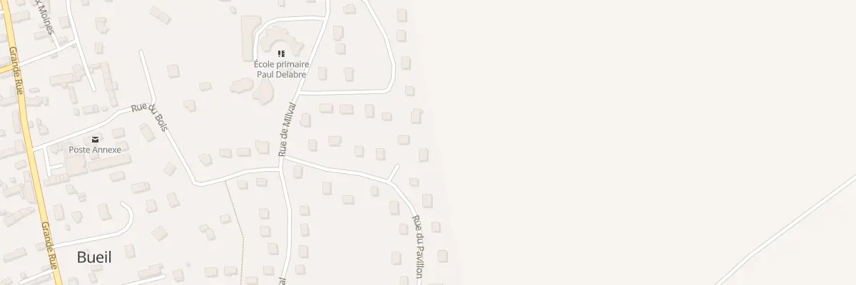 Plan du 28 Rue du Pavillon à Bueil