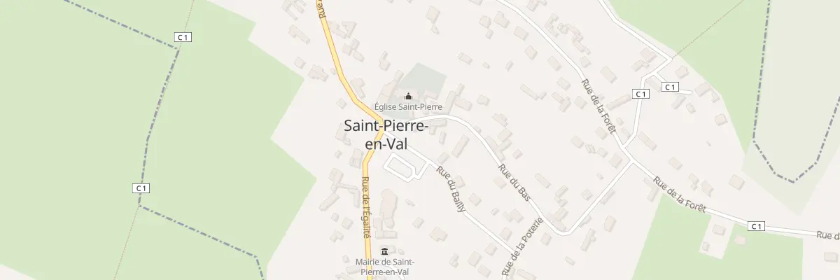 Plan du 2 Rue du Bas à Saint-Pierre-en-Val