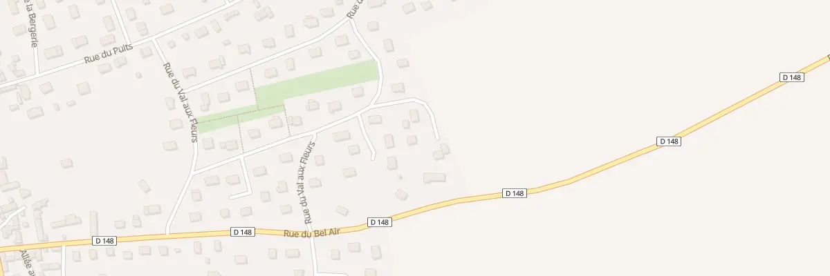 Plan du 20 Rue du Val aux Fleurs à Bueil