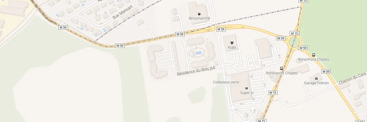 Plan du 2 Rue Charles d’Ayguesvives à Fonbeauzard