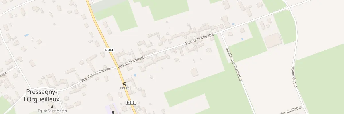 Plan du 10 Rue de la Marette à Pressagny-l’Orgueilleux