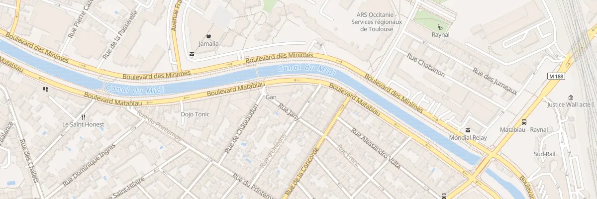 Plan du 31 Rue d’Orléans à Toulouse