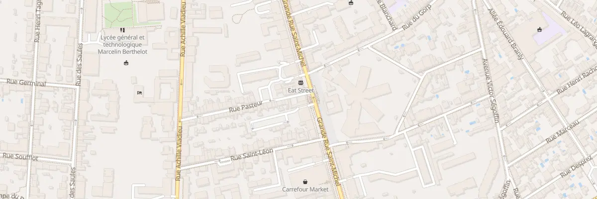 Plan du 37 Grande-Rue Saint Michel à Toulouse