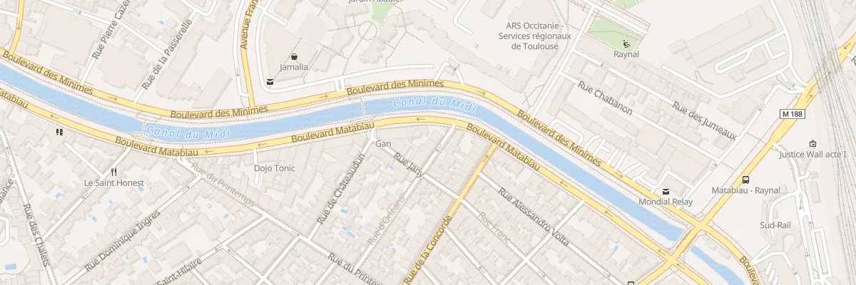 Plan du 33 Rue d’Orléans à Toulouse