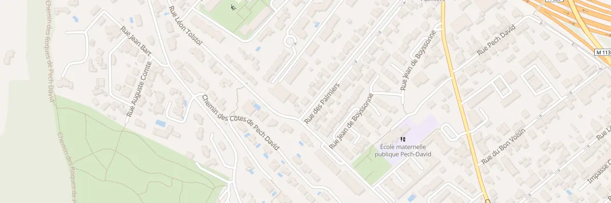 Plan du 42 Rue des Palmiers à Toulouse