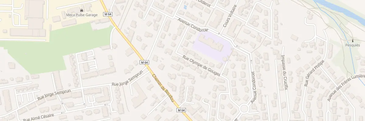 Plan du 21 Rue Olympe de Gouges à Launaguet