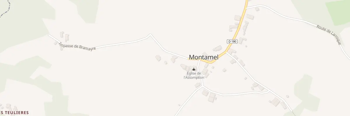 Plan du 5014F Montamel à Montamel
